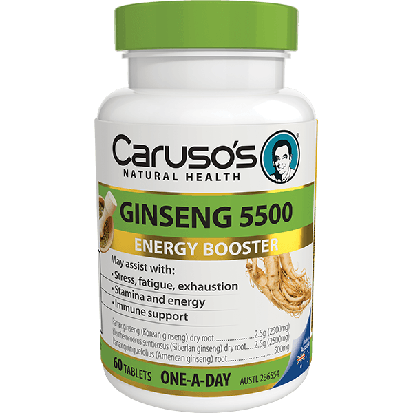 Caruso's Ginseng 5500 - 60 Tablets