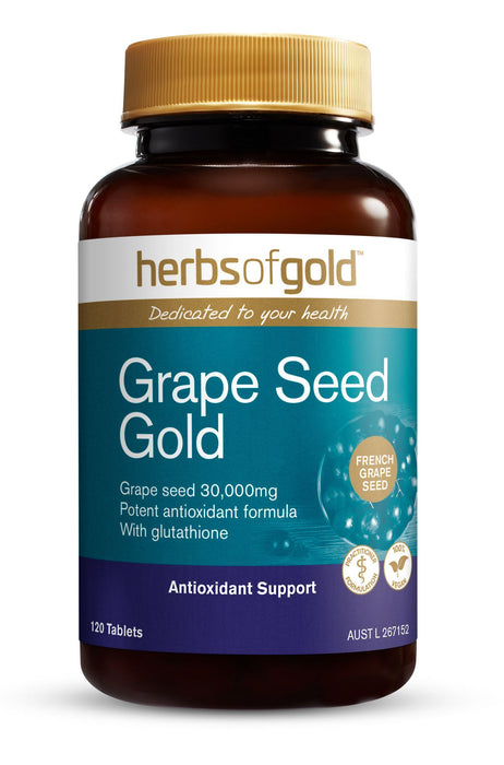 HERBS OF GOLD GRAPE SEED GOLD 120T