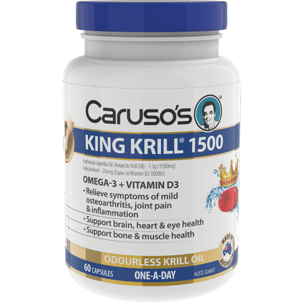 Caruso's King Krill 1500mg - 60 Capsules