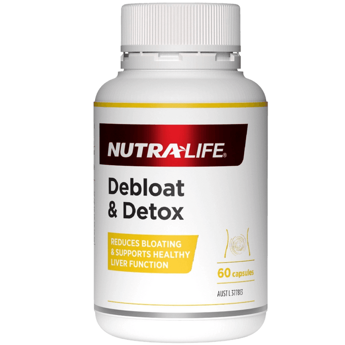 Nutra Life - Debloat & Detox 60 Capsules