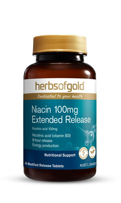 HERBS OF GOLD NIACIN EXTENDED RELEASE 100MG