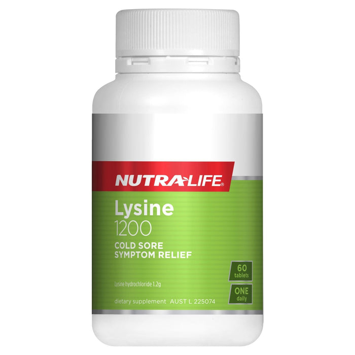 NUTRA-LIFE L-LYSINE 1200MG 60T