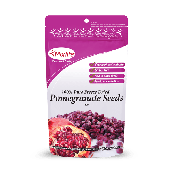 MORLIFE - POMEGRANATE SEEDS 80G