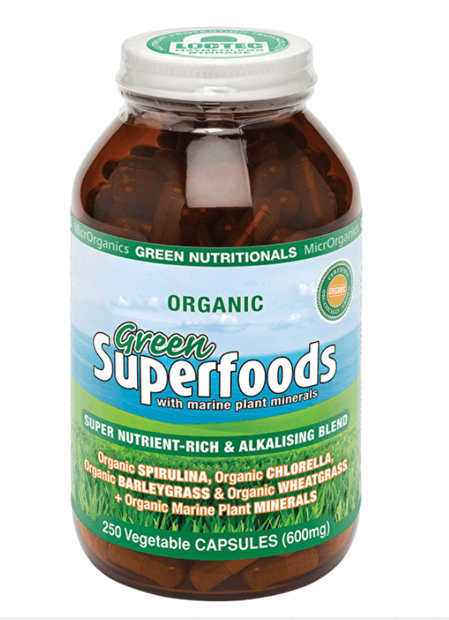 MicrOrganics Green Superfoods 250VC