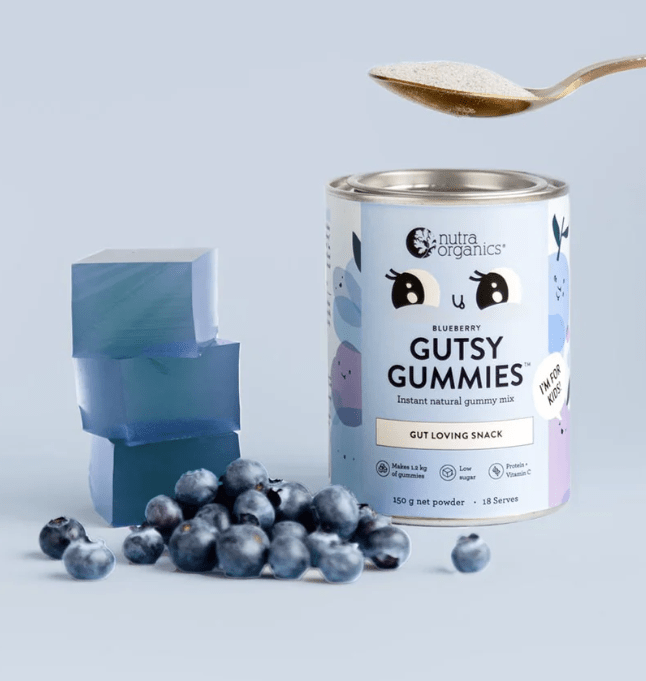 Nutra Organics Gutsy Gummies - Blueberry