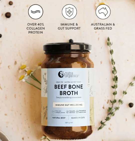 Nutra Organics Beef Bone Broth Concentrate Natural Beef