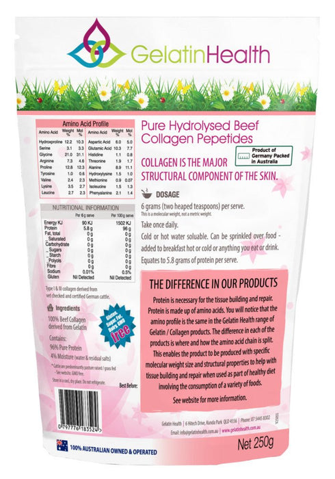 Gelatin Health - Collagen Soft Skin 250g