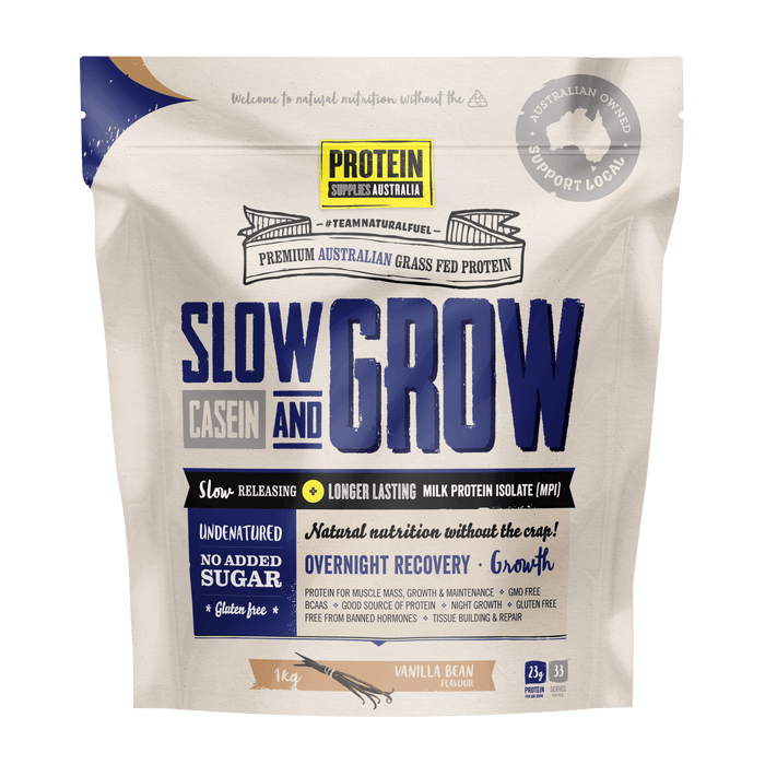 PSA Slow & Grow Casein Vanilla 1kg