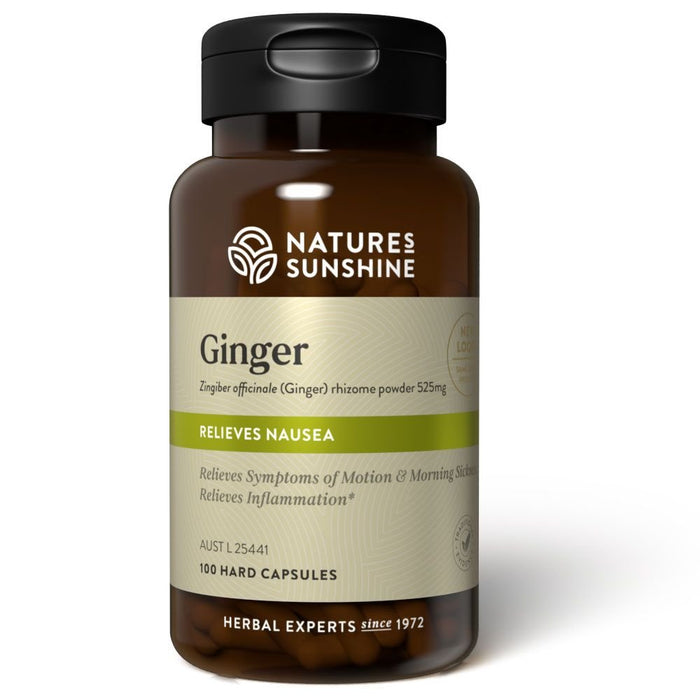 Nature's Sunshine Ginger - 100 Capsules