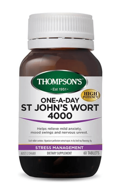 Thompson's One-A-Day St Johns Wort 4000 60Tablets