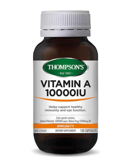 Thompson's Vitamin A1000IU 150 Capsules