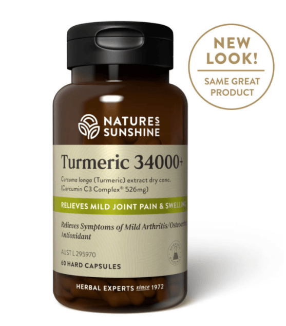 Nature's Sunshine Turmeric 34000+ - 60 Capsules