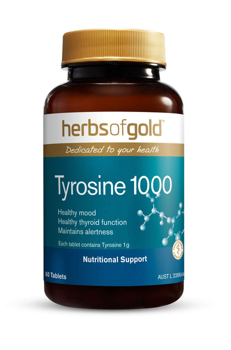 HERBS OF GOLD TYROSINE 1000 60T
