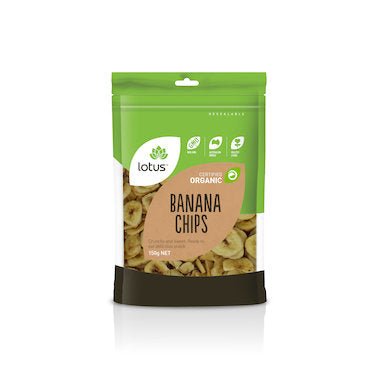 Lotus Banana Chips Organic 150g