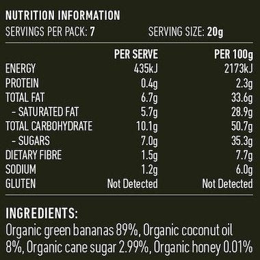 Lotus Banana Chips Organic 150g