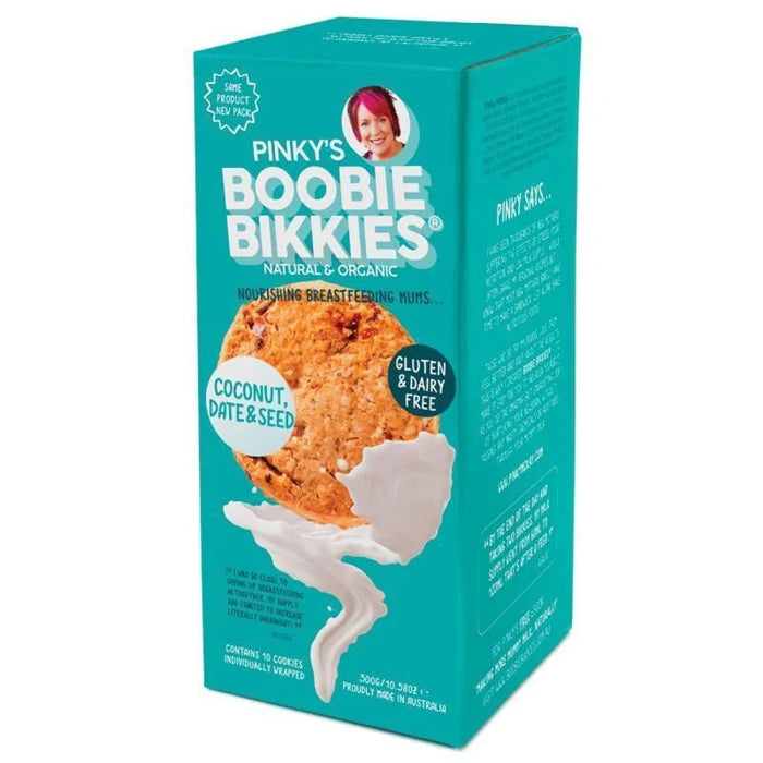 Pinky's Boobie Bikkies - Coconut, Date & Seed - Gluten Free