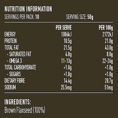 Lotus Linseed (Flaxseed) Brown 500g