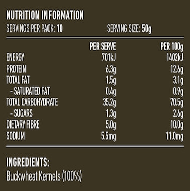 Lotus Buckwheat Kernels 500g