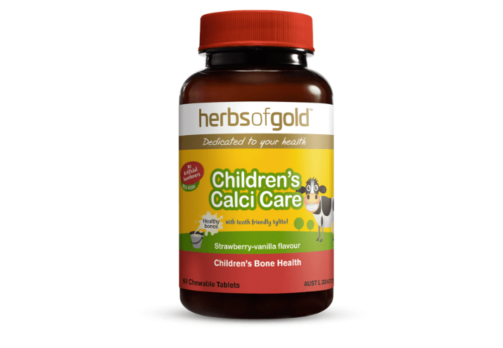 HERBS OF GOLD CHILDREN'S CALCI CARE - 60 CHEWABLE TABLETS