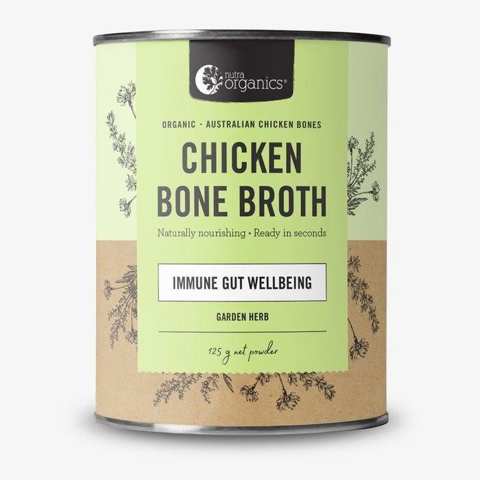 Nutra Organics - Chicken Bone Broth Garden Herb 125g