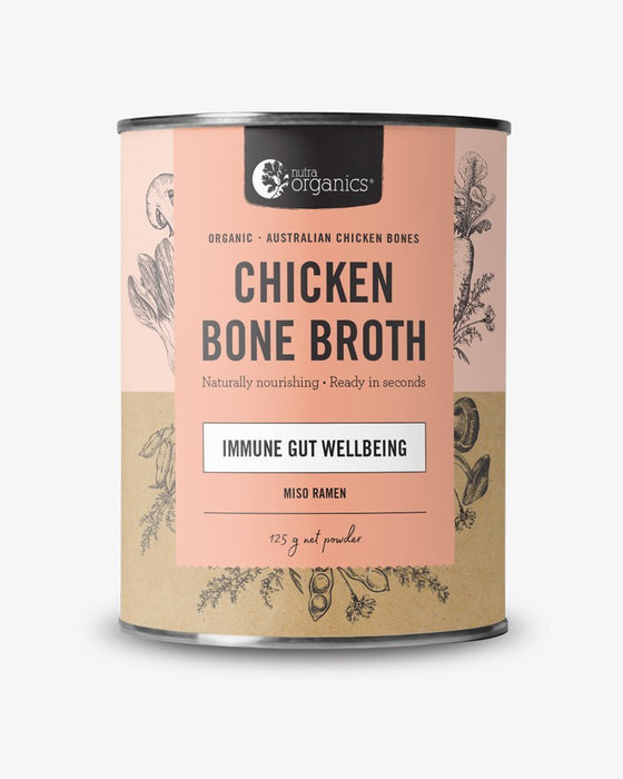 Nutra Organics - Chicken Bone Broth Miso Ramen 125g