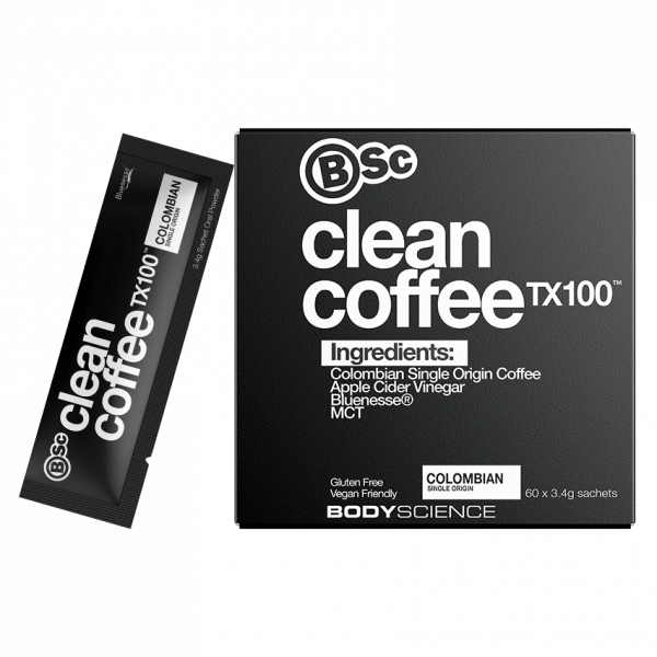 Body Science Clean Coffee TX100 60 Satchets