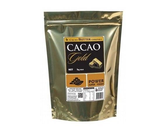 Power Super Foods Raw Organic Cacao Butter 1kg