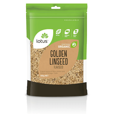 Lotus Linseed (Flaxseed) Golden Organic 500g