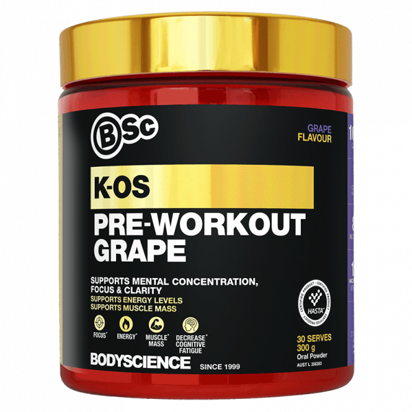 Body Science K-OS Pre-Workout Grape 300g
