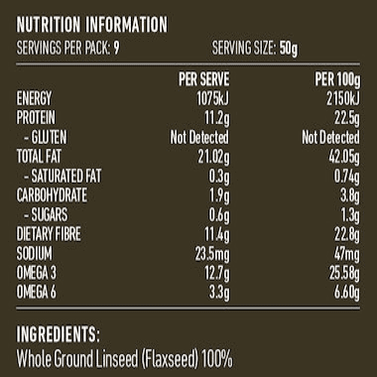 Lotus Linseed (Flaxseed) Meal 450g