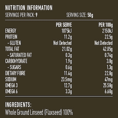 Lotus Linseed (Flaxseed) Meal 450g