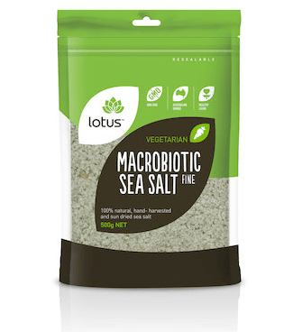 Lotus Sea Salt Macrobiotic Fine 500g