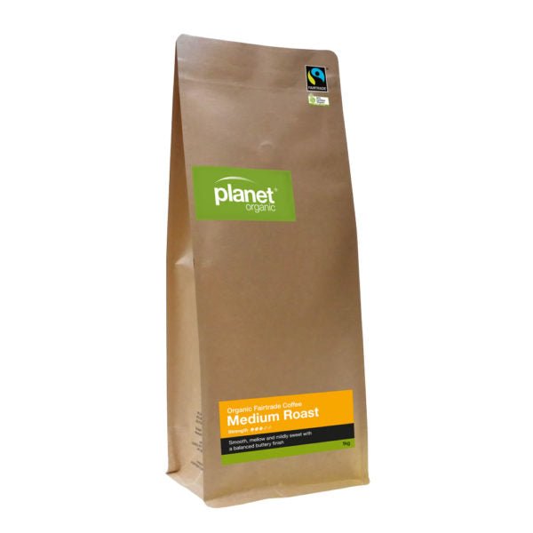 Planet Organic Medium Roast Plunger 1kg