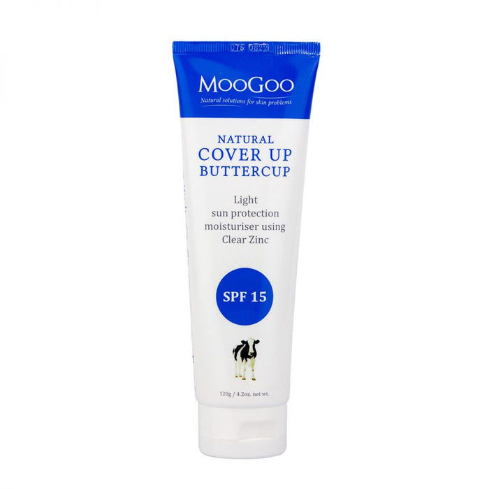 MooGoo Natural Cover Up Buttercup Moisturiser SPF15 120g
