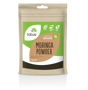 Lotus Moringa Powder Organic 70g