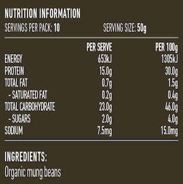 Lotus Mung Beans Organic 500g