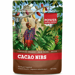 Power Super Foods Raw Organic Cacao Nibs 250g