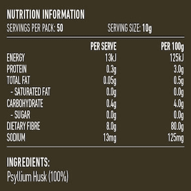 Lotus Psyllium Husks 98% 500g