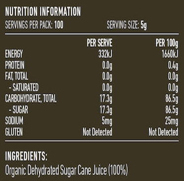 Lotus Sugar Rapadura Organic 500g