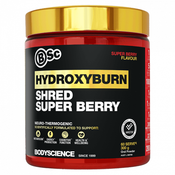 Body Science HydroxyBurn Shred Super Berry 300g