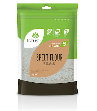 Lotus Spelt Flour Wholemeal Organic 1kg