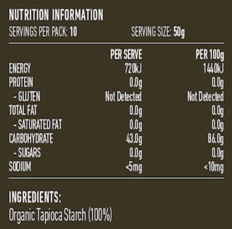 Lotus Tapioca Flour Organic 500g