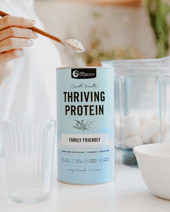 Nutra Organics - Thriving Protein Smooth Vanilla 450g