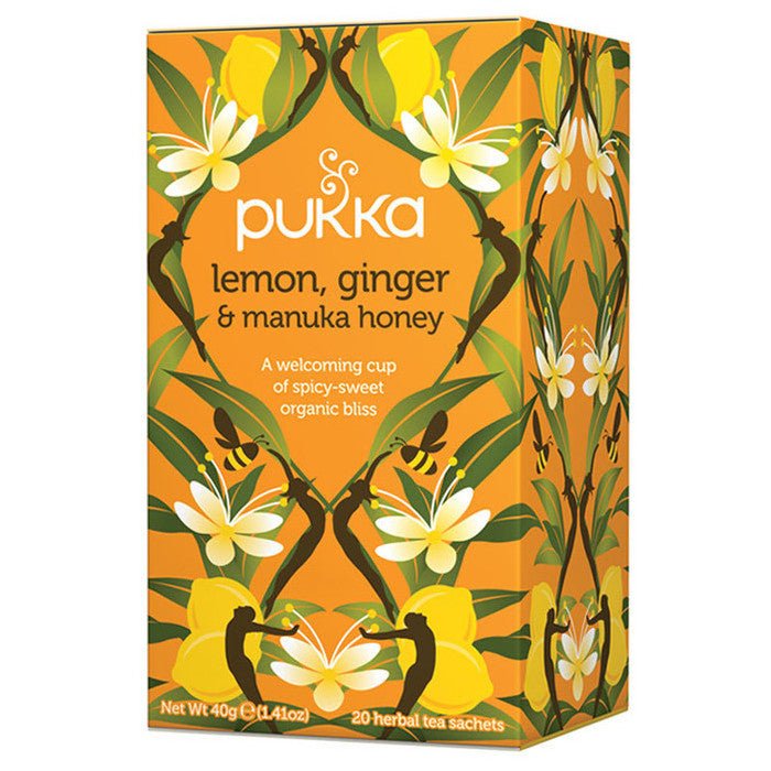 Pukka Organic Tea Lemon, Ginger & Manuka Honey