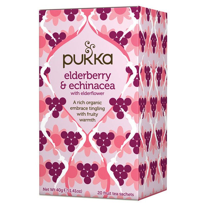 Pukka Organic Tea Elderberry & Echinacea