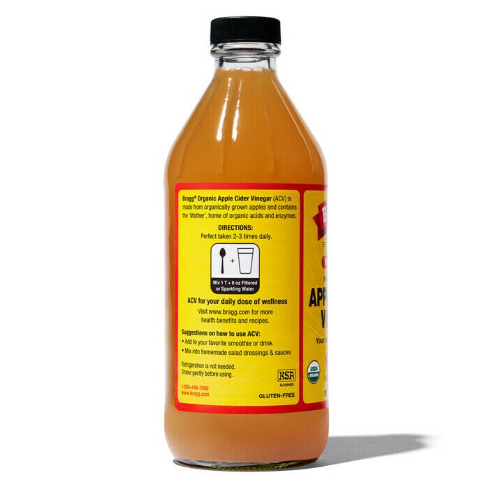 Bragg Apple Cider Vinegar Organic 473/946mL