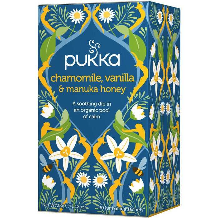 Pukka Organic Tea Chamomile, Vanilla & Manuka Honey