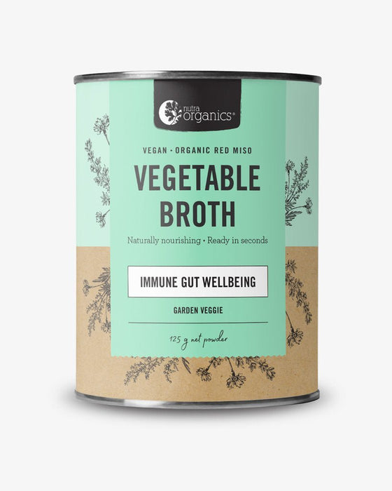 Nutra Organics - Vegetable Broth Garden Veggie 125g
