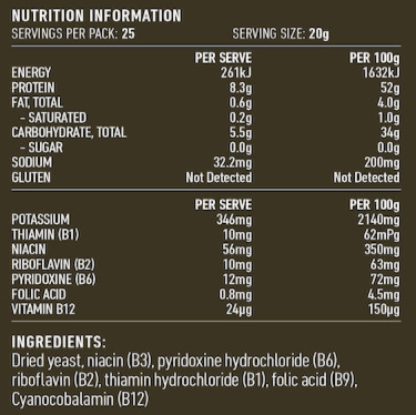 Lotus Yeast Flakes Savoury 500g